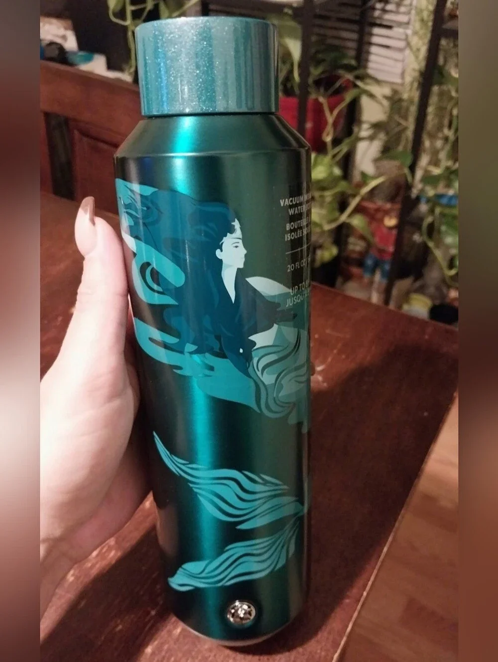 Starbucks Teal Siren Mermaid Stainless Bottle